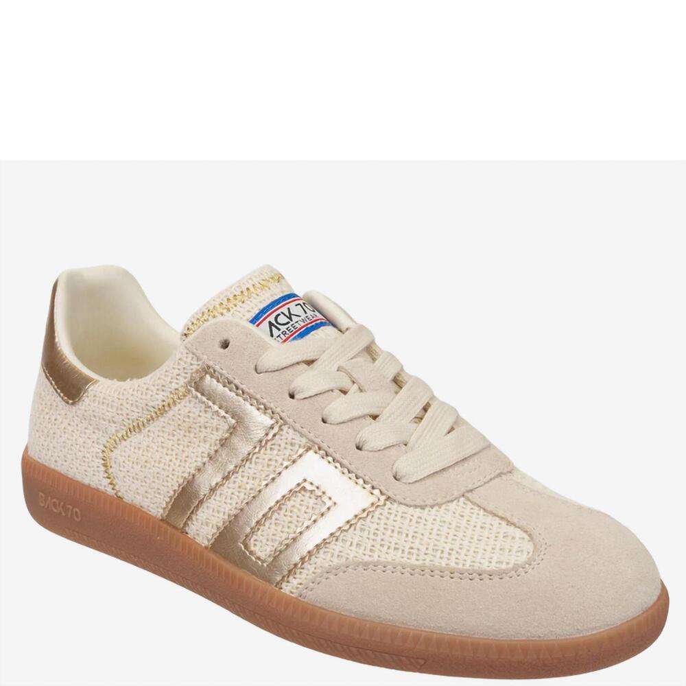 NEW BACK 70 women's iuta 2512 sneakers in gold
